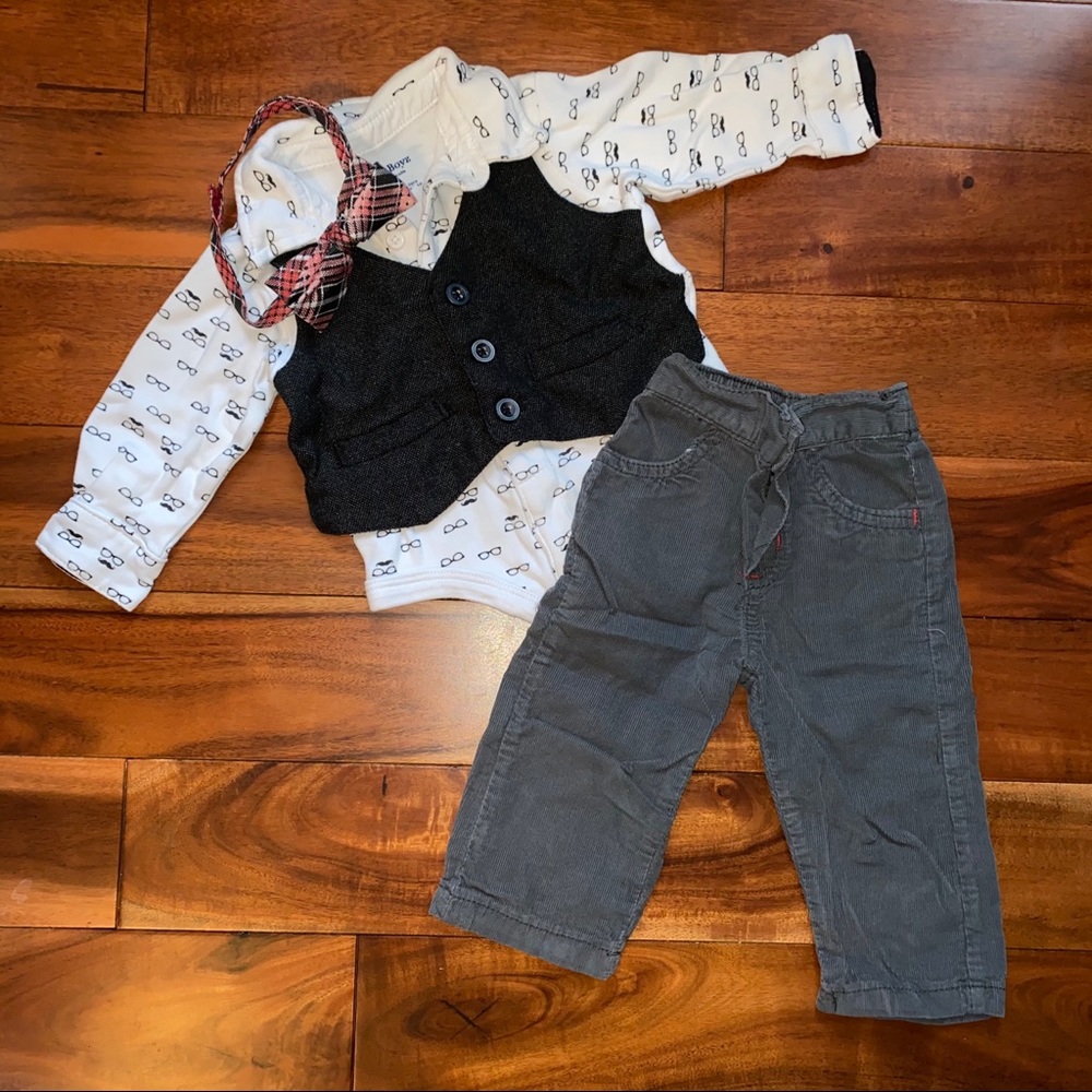 Baby Boy Outfit with Bowtie